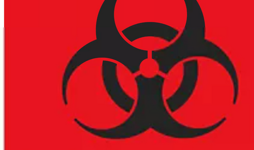Biohazard Labels-2x2 paper - 500/RL