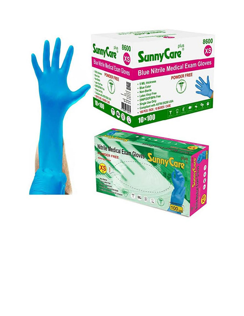 Nitrile Gloves, Extra  Small  100/Box