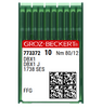 Groz Beckert 16X231 FFG SES Size 12 Sewing Machine Needles – Light Ball Point for Knits & Woven Fabrics – Pack of 10 Groz Beckert 16X231 FFG SES Size 12 Sewing Machine Needles – Light Ball Point for Knits & Woven Fabrics – Pack of 10
