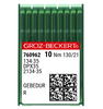 Groz Beckert 134-35 GEBEDUR Size 130 NM 130 Size 21 Titanium Coated Industrial Sewing Machine Needles Pack of 10 for woven fabrics and leather