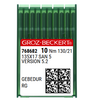 Groz Beckert 135x17 SAN 5 GEBEDUR Size 130 NM 130 Size 21 Titanium-Coated Technical Textile Sewing Needles – Pack of 10