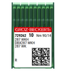 Groz Beckert 287WKH Size 90 NM 90 Size 14 Embroidery Machine Needles Pack of 10 for woven fabrics, leather and fine stitched logos