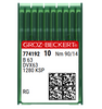 Groz Beckert B63 Size 90 NM 90 Size 14 Industrial Sewing Machine Needles Pack of 10 for chainstitch, embroidery, and button sewing Groz Beckert B63 Size 90 NM 90 Size 14 Industrial Sewing Machine Needles Pack of 10 for chainstitch, embroidery, and button sewing