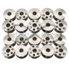 Metal bobbin, compatible with various sewing machine models. Its durable construction ensures smooth thread winding and consistent stitching results. Metal bobbin, compatible with various sewing machine models. Its durable construction ensures smooth thread winding and consistent stitching results.