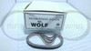 Wolf Coarse Grit Emery Bands, a box containing 100 pieces designed to fit all Wolf straight knife cutting machines. Crafted for durability and reliability, these emery bands ensure consistent and efficient cutting performance across various materials.