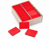 Argo red tailors marking wax box of 50 for professional fabric and textile marking