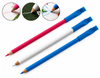 MP170-MIX(P) Sew Mate 170mm mixed colour cloth marking pencils 3 pack with brush cap