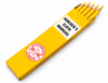 Hancock yellow chalk marker pencils pack of 10 for professional fabric marking and tailoring