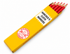Hancock red chalk marker pencils pack of 10 for professional fabric marking and tailoring