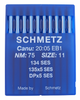 Schmetz 134 SES Size 75 Industrial Sewing Machine Needles Pack of 10 with Light Ball Point for woven and knitted fabrics Schmetz 134 SES Size 75 Industrial Sewing Machine Needles Pack of 10 with Light Ball Point for woven and knitted fabrics