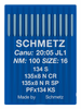 Schmetz 134 S Size 110 Industrial Sewing Machine Needles Pack of 10 Narrow Cross Point Schmetz 134 S Size 110 Industrial Sewing Machine Needles Pack of 10 Narrow Cross Point