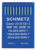 Schmetz 134 SES SERV 7 Size 120 Industrial Sewing Machine Needles Pack of 10 light ball point reinforced Schmetz 134 SES SERV 7 Size 120 Industrial Sewing Machine Needles Pack of 10 light ball point reinforced