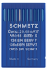 Schmetz 134 SPI SERV 7 Size 65 Industrial Sewing Machine Needles Pack of 10 acute round point