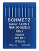 Schmetz 16X231 Size 60 Industrial Sewing Machine Needles Pack of 10 Standard Round Point for lightweight fabrics