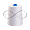 Optic White Polyester Corespun Sewing Thread – 5000m Spool (TKT75). High-quality polyester sewing thread with a strong filament core and smooth fiber wrap, perfect for various garments including menswear, womenswear, uniforms, leather goods, and more. Available in multiple thread counts for versatile sewing applications. Durable, long-lasting, and ideal for professional results.