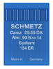 Schmetz 134-ER Size 90 Industrial Sewing Machine Needles Pack of 10