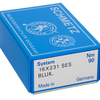 Schmetz 16X231 SES BLUK Size 90 Industrial Sewing Machine Needles Pack of 10 with non-stick coating for synthetics and coated textiles