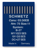 Schmetz B27 SES Size 75 light ball point industrial sewing machine needles pack of 10