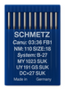 Schmetz B27 SUK Size 110 medium ball point industrial sewing machine needles pack of 10