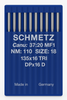 Schmetz 135x16 TRI D Size 110 industrial sewing machine needles pack of 10 for leather and upholstery