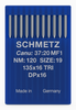 Schmetz 135x16 TRI D Size 120 industrial sewing machine needles pack of 10 for leather and upholstery