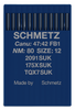 Schmetz 175X7 SUK Size 80 industrial sewing machine needles pack of 10 for knit and stretch fabrics