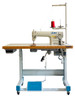 Juki DDL-8100e industrial lockstitch sewing machine demonstration model complete with table stand and accessories