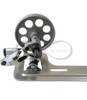 An elegant image of our New-style Brother Bobbin Winder with a sleek chrome finish, highlighting its modern aesthetics for a professional sewing setup. An elegant image of our New-style Brother Bobbin Winder with a sleek chrome finish, highlighting its modern aesthetics for a professional sewing setup.