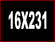 16x231 - DBx1 - 1738 - 16x257 - DBx257 - 287WH