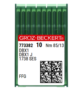 Groz Beckert 16X231 FFG SES Size 13 Sewing Machine Needles – Light Ball Point for Jersey, Tricot & Blouses – Pack of 10 Groz Beckert 16X231 FFG SES Size 13 Sewing Machine Needles – Light Ball Point for Jersey, Tricot & Blouses – Pack of 10