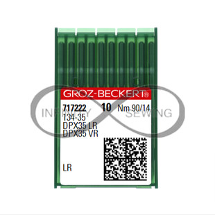 GROZ BECKERT 134-35 LR/2134-35 LR SIZE 90/14 INDUSTRIAL SEWING MACHINE NEEDLES GROZ BECKERT 134-35 LR/2134-35 LR SIZE 90/14 INDUSTRIAL SEWING MACHINE NEEDLES