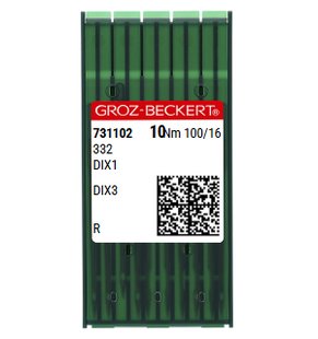 Groz Beckert 29X3 Size 100 NM 100 Size 16 Industrial Sewing Machine Needles Pack of 10 for Trousers Shirts and Blouses