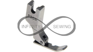 Industrial machine zipper feet: Right, Left, Invisible, and Narrow. Perfect for precise stitching and professional finishes. Industrial machine zipper feet: Right, Left, Invisible, and Narrow. Perfect for precise stitching and professional finishes.