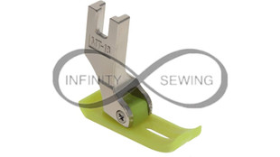 Teflon Foot, designed for industrial use. Perfect for tackling vinyl, leather, and synthetic fabrics with ease.