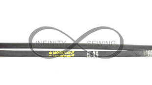 V-belt for industrial sewing machines. Resistant to oil and heat, with high flexibility for seamless operation. V-belt for industrial sewing machines. Resistant to oil and heat, with high flexibility for seamless operation.