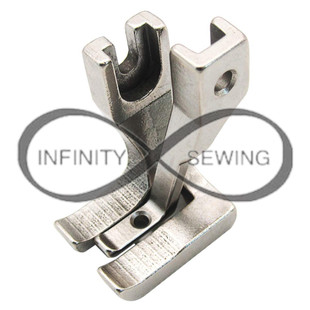 Precision sewing with our top-quality 3/8-9.5mm Double Piping Foot Set. Perfect for industrial walking foot sewing machines, this set includes both an outside and inside foot with double grooves for impeccable stitching. Precision sewing with our top-quality 3/8-9.5mm Double Piping Foot Set. Perfect for industrial walking foot sewing machines, this set includes both an outside and inside foot with double grooves for impeccable stitching.