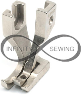 Top-quality 5/16-8mm Piping Foot Set. Crafted for industrial walking foot machines, this set ensures seamless piping application for professional-looking results. Top-quality 5/16-8mm Piping Foot Set. Crafted for industrial walking foot machines, this set ensures seamless piping application for professional-looking results.