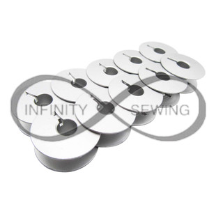 10 Aluminum Bobbins, compatible with a wide range of industrial sewing machines from renowned brands like Juki, Brother, Jack, and more. Ensure smooth and reliable stitching performance with these high-quality bobbins. 10 Aluminum Bobbins, compatible with a wide range of industrial sewing machines from renowned brands like Juki, Brother, Jack, and more. Ensure smooth and reliable stitching performance with these high-quality bobbins.