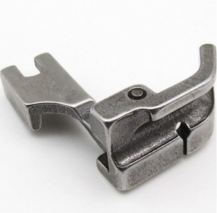 Industrial Sewing Machine Single Piping Foot P69HL 3/16, highlighting its sturdy construction and precision design. Industrial Sewing Machine Single Piping Foot P69HL 3/16, highlighting its sturdy construction and precision design.