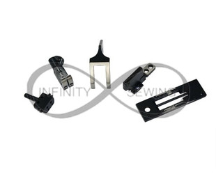 Meedle gauge for twin needle walking foot machines, showing its durable construction and precise markings for accurate stitching. Meedle gauge for twin needle walking foot machines, showing its durable construction and precise markings for accurate stitching.