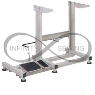 High-Quality Unit Stand for RU/FOA Machines. Sturdy and reliable, this stand offers durability and stability for your sewing machine setup.