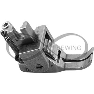 Adjustable Industrial Sewing Machine Presser Foot with Wheel. Crafted for heavy-duty tasks, it offers improved traction and control over challenging fabrics like leather and denim. Adjustable Industrial Sewing Machine Presser Foot with Wheel. Crafted for heavy-duty tasks, it offers improved traction and control over challenging fabrics like leather and denim.