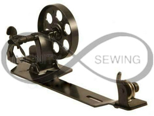 259431(C)=10734 Machine Bobbin Winder, compatible with all industrial lockstitch machines. Crafted for reliability and precision in Taiwan, this bobbin winder ensures seamless bobbin winding for your sewing projects.