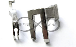 Get up close with our U192/193 (SB) Smooth Bottom Standard Presser Foot Set for Industrial Sewing Machines. Say goodbye to fabric marks with this essential upgrade!