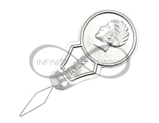 Discover effortless hand threading with our Domestic & Industrial Sewing Machine Bow Needle Threader (Part No: WB1). Suitable for all sewing machines, this copper wire threader boasts exceptional durability and strength, ensuring it's resistant to bending or breaking. Its ergonomic plastic grip handle provides steady threading, while the extra-long wire accommodates those with poor eyesight or unsteady hands. Whether for hand sewing or machine use, embroidery, or cross-stitching, this needle threader is a must-have tool. Made in Taiwan for superior quality. Discover effortless hand threading with our Domestic & Industrial Sewing Machine Bow Needle Threader (Part No: WB1). Suitable for all sewing machines, this copper wire threader boasts exceptional durability and strength, ensuring it's resistant to bending or breaking. Its ergonomic plastic grip handle provides steady threading, while the extra-long wire accommodates those with poor eyesight or unsteady hands. Whether for hand sewing or machine use, embroidery, or cross-stitching, this needle threader is a must-have tool. Made in Taiwan for superior quality.