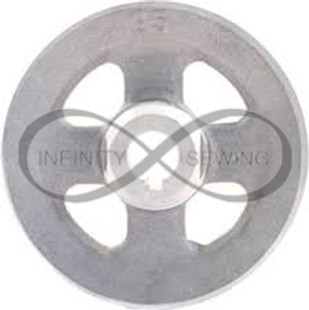 95mm straight shaft pulley, featuring a precise 15mm diameter bore size for seamless integration and optimal power transmission in a variety of manufacturing environments.