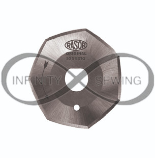 Genuine Rasor 50MM seven-sided blades, meticulously crafted for Rasor models DS501, DS502, and FP50 cutting machines. Experience unmatched precision and durability in every slice.