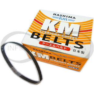 KM KS-EU Medium Grit Emery Bands, U189N/100. Each box contains 30 meticulously crafted bands designed for optimal performance with KM model KS-EU cutting machines. KM KS-EU Medium Grit Emery Bands, U189N/100. Each box contains 30 meticulously crafted bands designed for optimal performance with KM model KS-EU cutting machines.