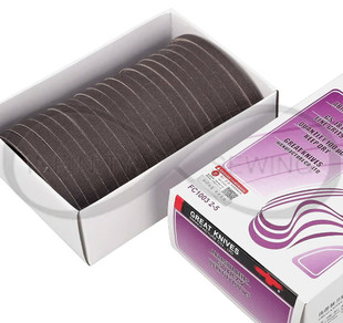 Golden Eagle Abrasive Bands, meticulously crafted for models 627X and 629X straight knife cutting machines. This box contains 100 bands, each featuring a fine 120 grit, ensuring exceptional quality and value.