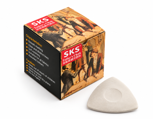 CH10WSV SKS self vanishing white triangular tailors chalk box of 10 for temporary fabric marking